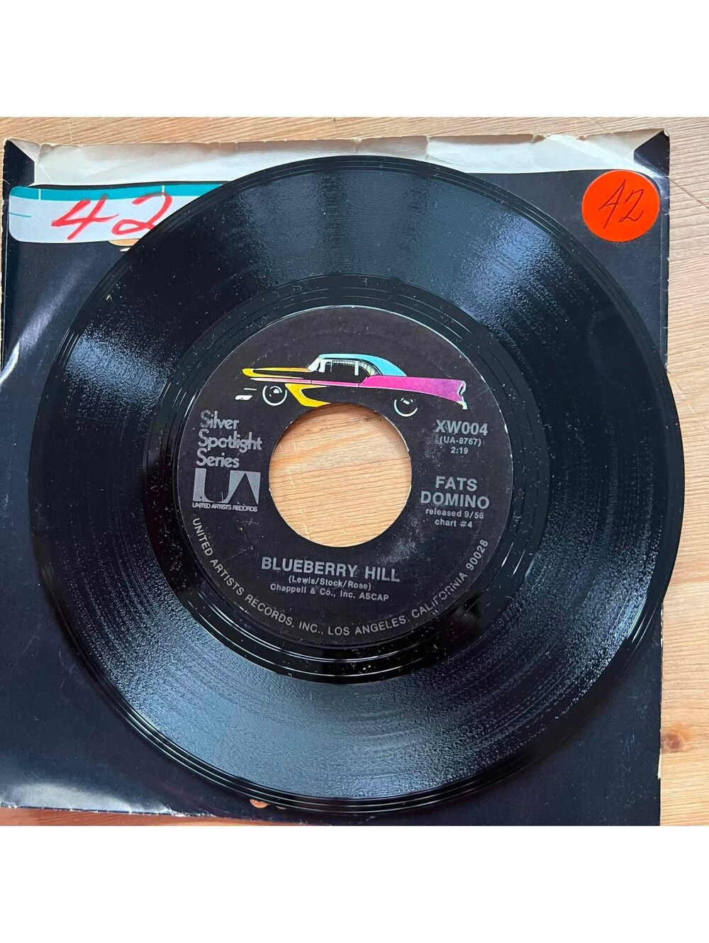 Fats Domino - Blueberry Hill/Bo Weevil 45rpm VG+ R07